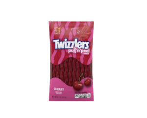 TWIZZLERS PULL & PEEL CHERRY FLAVORED BAG 172G X 12 PACK