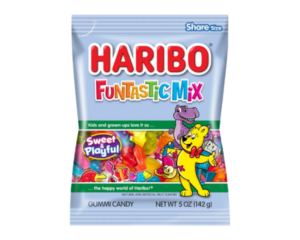 HARIBO FUNTASTIC MIX PEG BAG 113G X 12 PACK