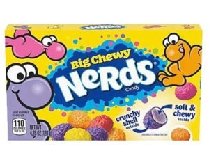 NERDS BIG CHEWY THEATER BOX 120G X 12 PACK