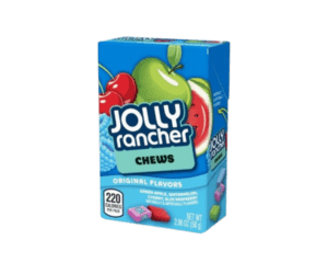 JOLLY RANCHERS CHEWS ORIGINAL FLAVOURS 58G X12 PACK