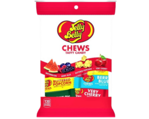 JELLY BELLY CHEWS TAFFY CANDY 198G X 12 PACK