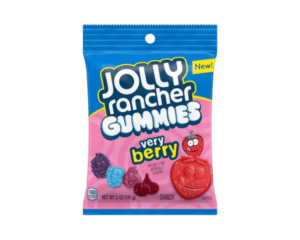 JOLLY RANCHER GUMMIES VERY BERRY BAG 141G X 12 PACK