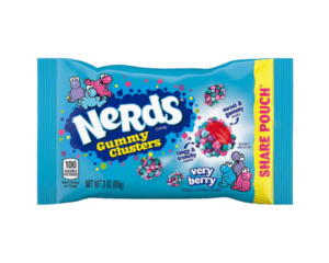 NERDS GUMMY CLUSTER VERY BERRY SHARE PACK 85G X 12 PACK