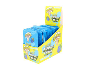 WARHEADS POP CANDY POUCH BLUE RASPBERRY 9G X 20 PACK