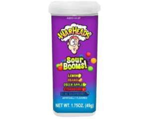 WARHEADS SOUR BOOMS 49G X 18 PACK