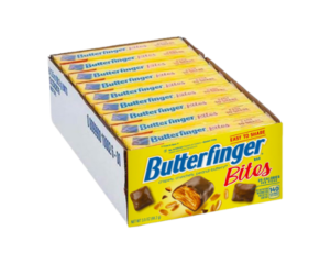 BUTTERFINGER BITES ONTHEGO DISPLAY TRAY 79G X 9 PACK
