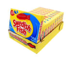 SWEDISH FISH RED THREATRE BOX 99G X 12 PACK