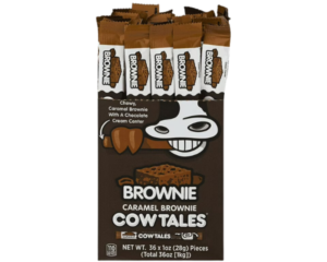 GOETZES CONV BOX COW TALES CARAMEL BROWNIE 340G X 36 PACK