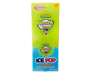 WICKED FIZZ SOUR ICE POPS 70ML X 12 PACK