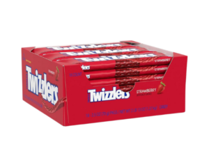 TWIZZLERS STRAWBERRY TWISTS 72G X 18 PACK