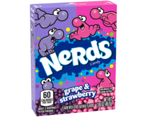 NERDS GRAPE OR STRAWBERRY 46G X36 PACK