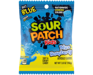 SOUR PATCH KIDS BLUE RASPBERRY BAG 141G X 12 PACK
