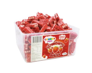 CHUNKY STRAWBERRY BRICKS 1.45KG TUB