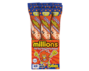 MILLIONS IRON BREW TUBES UK 55G X 12 PACK