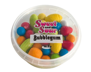 SWEET AND SOUR BUBBLEGUM 165G X 5 PACK