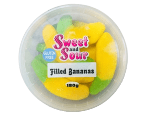SWEET AND SOUR FILLED BANANAS 165G X 5 PACK