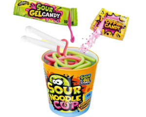 SOUR CANDY NOODLE CUP (53G x 12) x 4 PACK