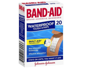 BAND-AID BRAND TOUGH STRIPS - 20 PACK