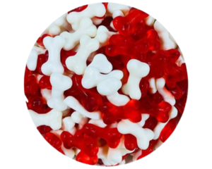 JUICY JELLY GUMMY BONES 1KG