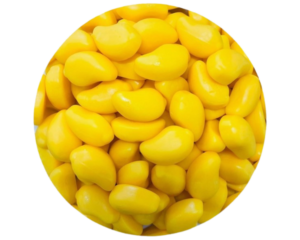 JUICY JELLY PEELED GUMMY MANGO BULK 1KG BAG