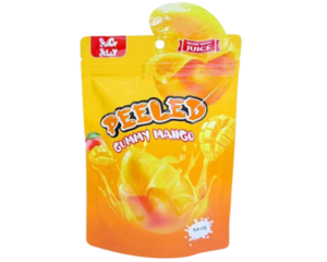 JUICY JELLY PEELED GUMMY MANGO HANGSELL 120G X 12