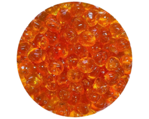 JUICY JELLY PEELED GUMMY WHITE PEACH BULK 1KG BAG