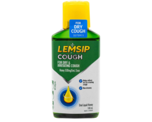 LEMSIP 180mL COUGH SYRUP FOR DRY AND IRRITATING COUGH ORAL LIQUID HONEY