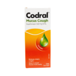 CODRAL 150mL ORAL LIQUID FOR MUCUS COUGH GUAIFENSIN 100mg / 5mL