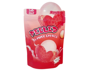 JUICY JELLY PEELED GUMMY LYCHEE HANGSELL 120G X 12