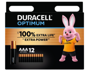 DURACELL OPTIMUM PK12 AAA BATTERIES