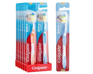 COLGATE EXTRA CLEAN SOFT ASSORTED COLOURS TOOTHBRUSH 12 PACK