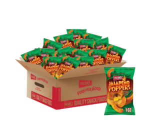 HERR'S JALAPENO POPPERS 42 X 28G (1OZ)