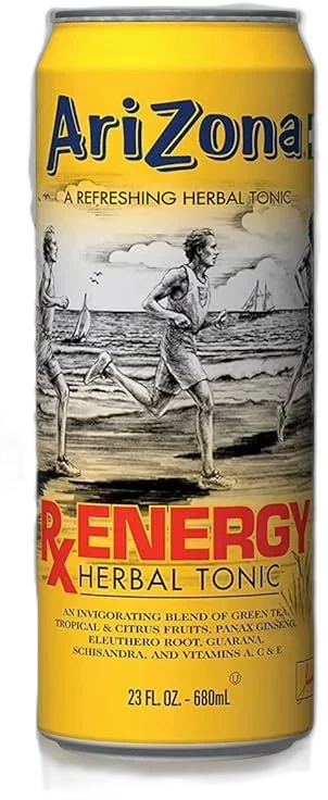 Arizona Rx Energy Herbal Tonic 680ML X 24 Pack