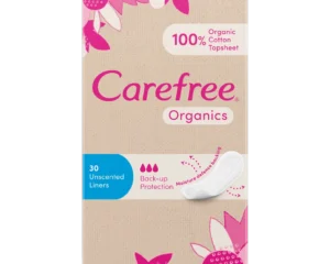 CAREFREE PACK - 30 LINERS ORGANICS UNSCENTED