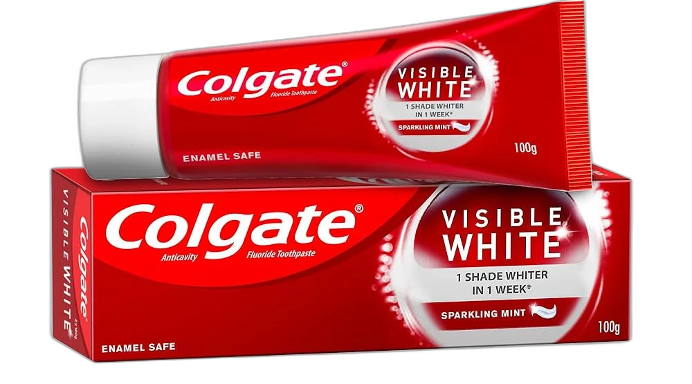 COLGATE VISIBLE WHITE TOOTHPASTE 165G