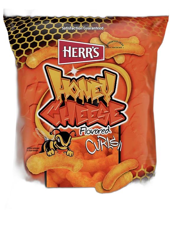 HERR'S HONEY CHEESE 42 X 28 GMS (1OZ)