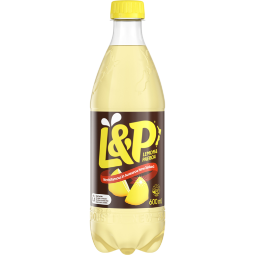 L&P BOTTLE 600ML - 24 PACK