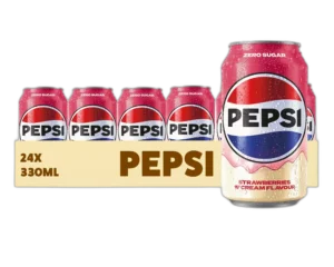 PEPSI Strawberries and Cream 330ml X 24PK