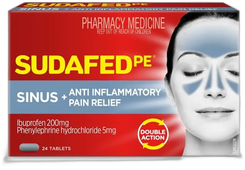 Sudafed PE Sinus + Anti-Inflammatory 20 tablets