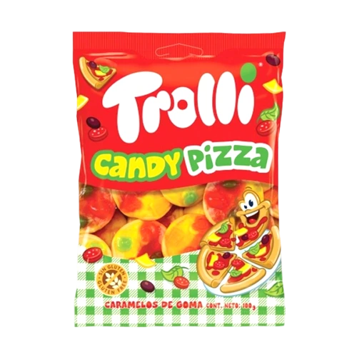 TROLLI CANDY PIZZA HANGSELL 100G X 12