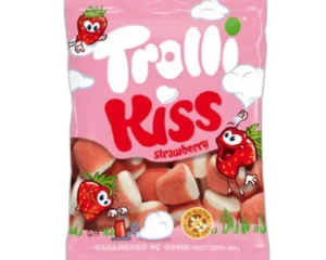 TROLLI KISS STRAWBERRY HANGSELL 100G X 12
