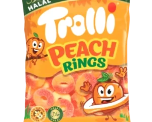 TROLLI PEACH RINGS HANGSELL 100G X 12