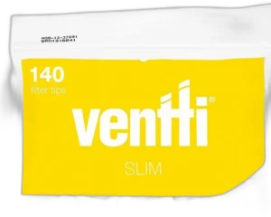 VENTTI FILTERS SLIM YELLOW (12pk)