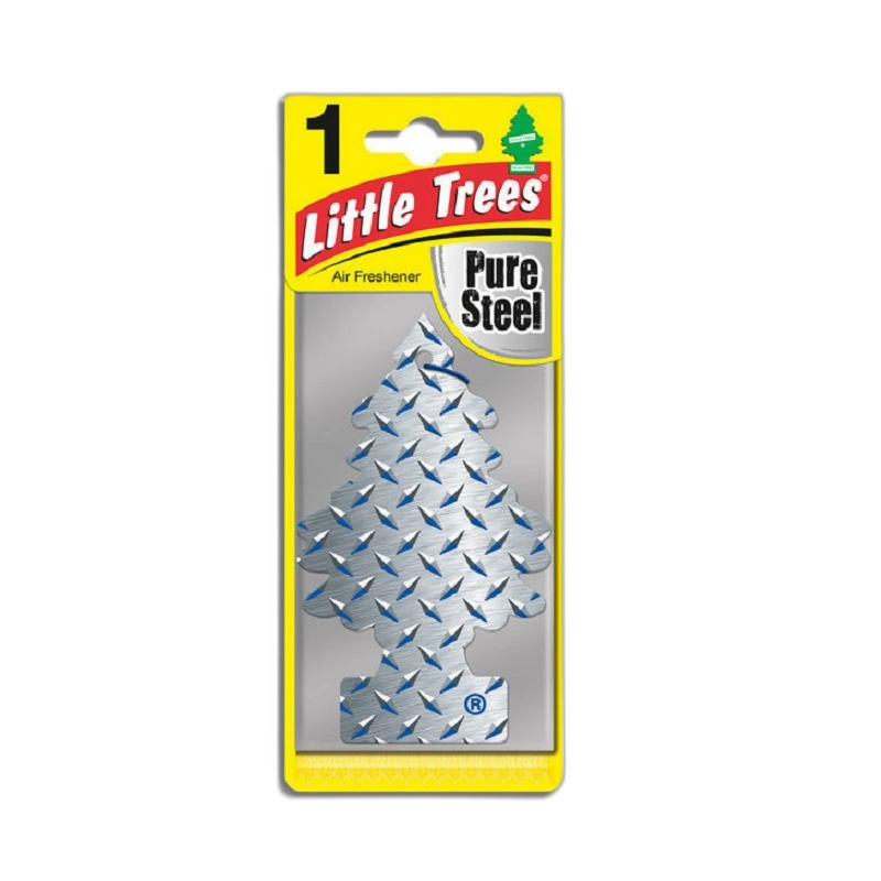 24PK Little Tree Car Air Freshener (Pure Steel)