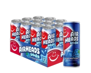 Airheads Soda 12oz (Blue Raspberry)