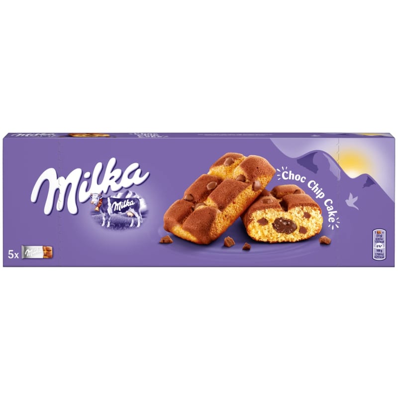 Milka Choc Chip Cake Bars 175g X 14 PACK (UK)