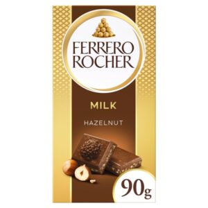 Ferrero Rocher Tablets Milk 90g X 8 PACK (UK)