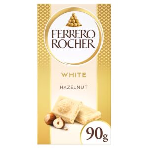 Ferrero Rocher Tablet White Chocolate 90g X 8 PACK (UK)