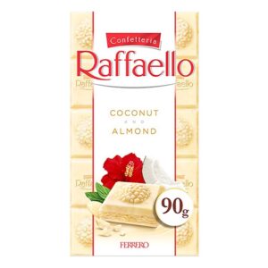 Ferrero Raffaello Tablet Coconut and Almond 90g X 8 PACK (UK)