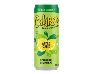 Calypso Apple Oasis Sparkling Lemonade Zero Sugar 330ml can